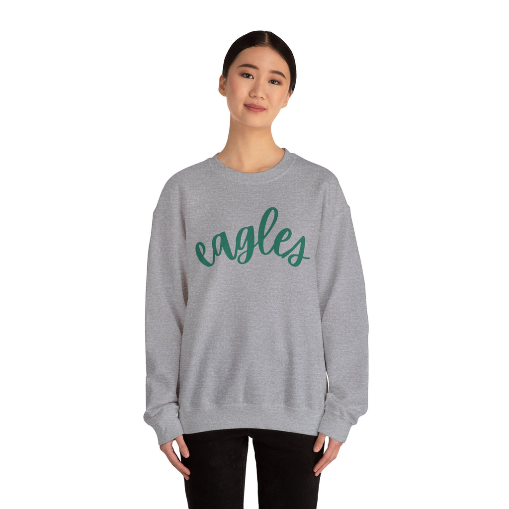 Eagles Football Sweatshirt, Unisex Crewneck for Game Day, Cozy Sports Apparel, Gift for Fans, Holiday Party Outfit