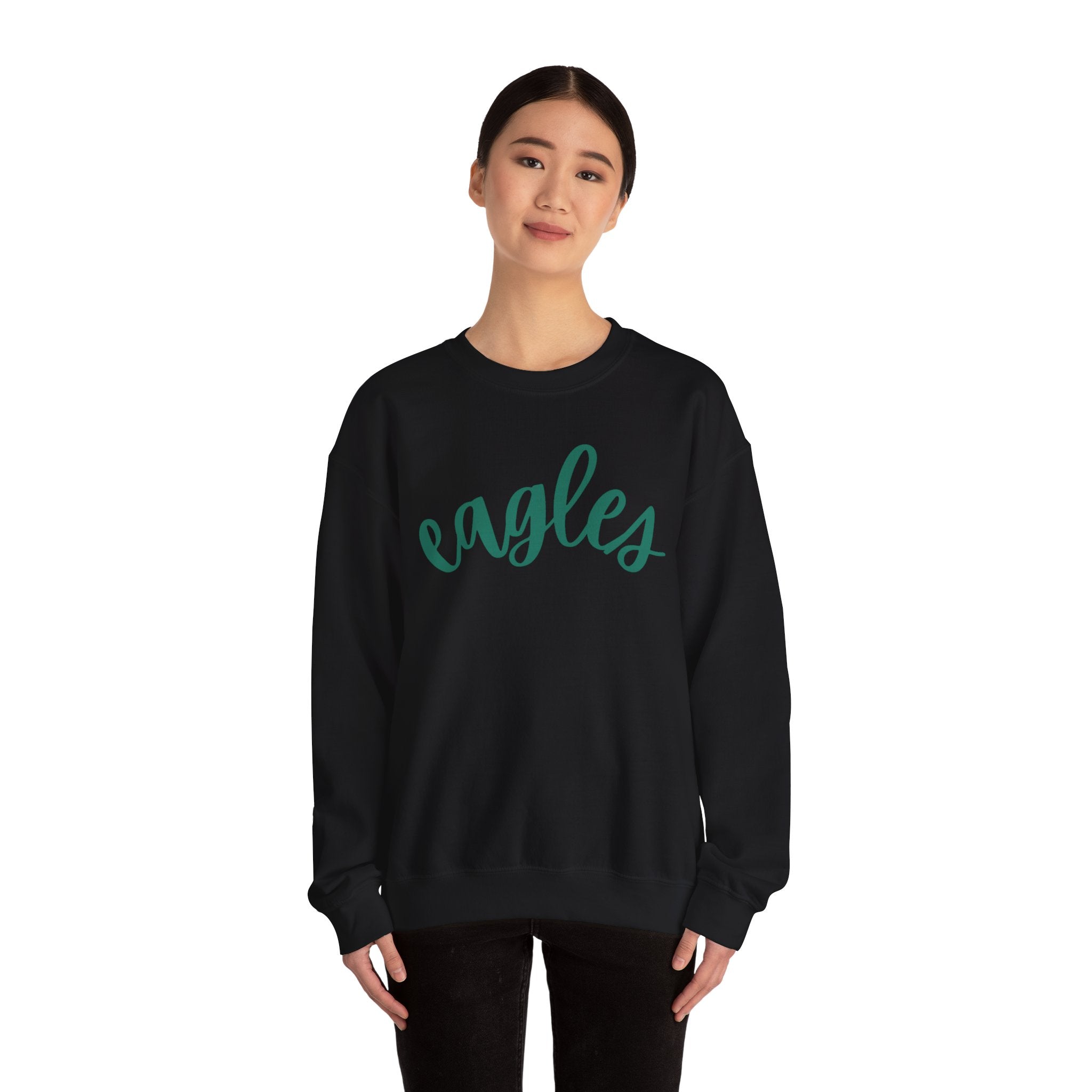 Eagles Football Sweatshirt, Unisex Crewneck for Game Day, Cozy Sports Apparel, Gift for Fans, Holiday Party Outfit