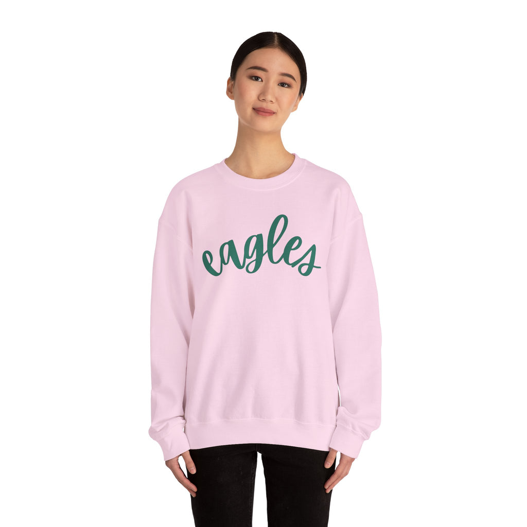 Eagles Football Sweatshirt, Unisex Crewneck for Game Day, Cozy Sports Apparel, Gift for Fans, Holiday Party Outfit